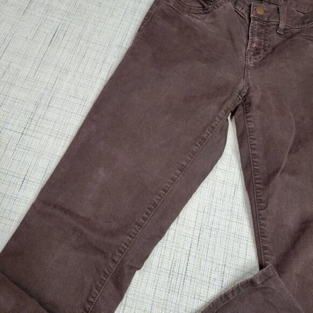 J Brand Women’s Brown Skinny Leg Suede‎ Pants Size 25 - Picture 3 of 8